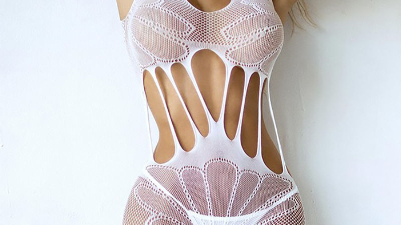 Revamptress Crotchless Fishnet Bodystocking