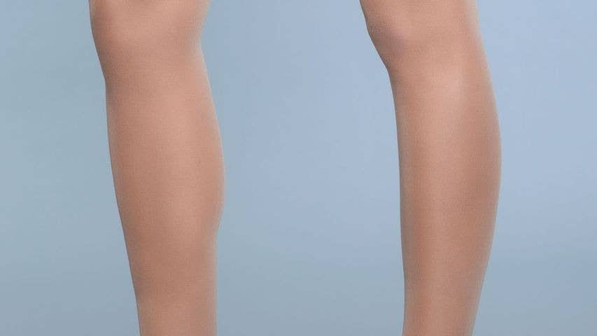 1912 Keep A Secret Thigh Highs Nude