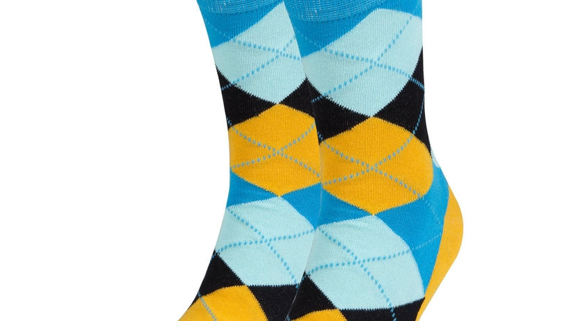 Bluebird Argyle Men Socks