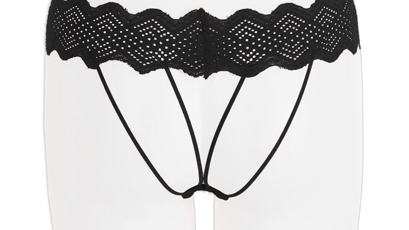 Caged Back Lace Thong