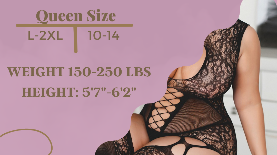 KILLER LEGS Women's Tribal Cutout Crotchless Fishnet Bodystocking