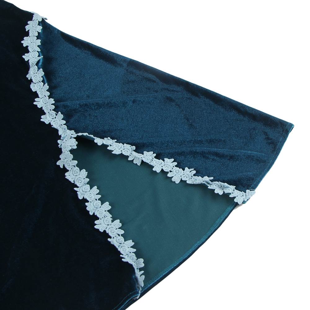 Velour Blue Night Dress