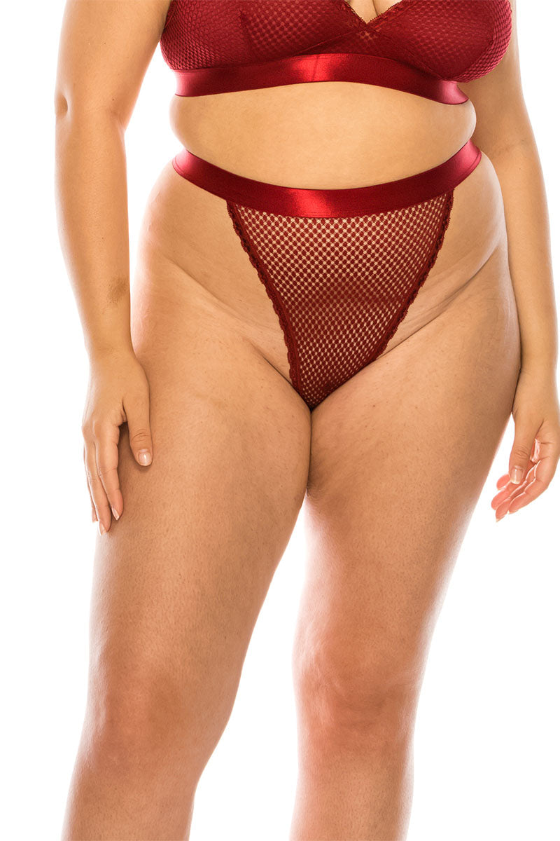 Red Fox Triangle Bralette Set