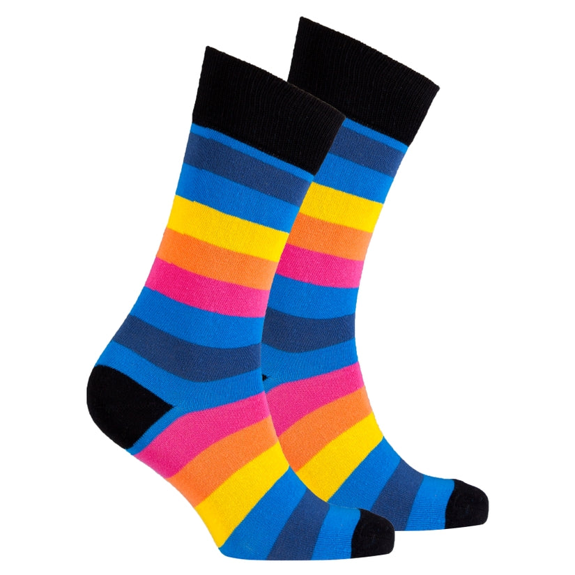 Rainbow Stripe Crew socks
