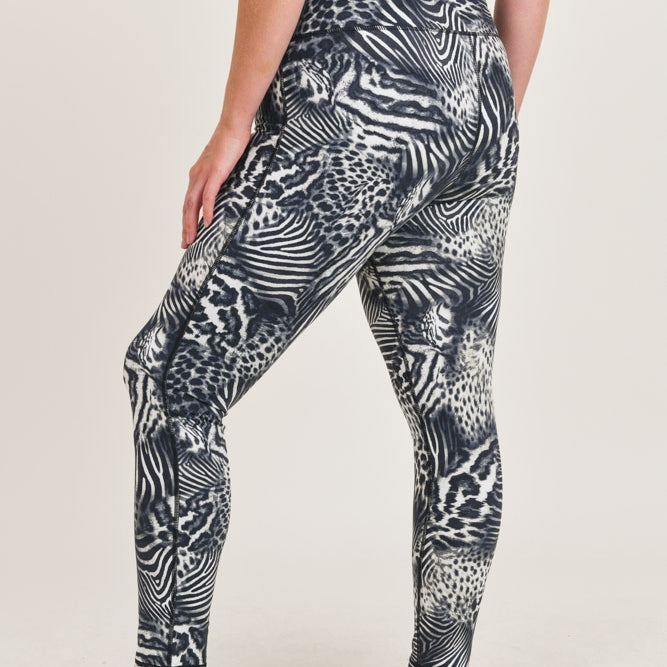 Safari Print Highwaist Leggings