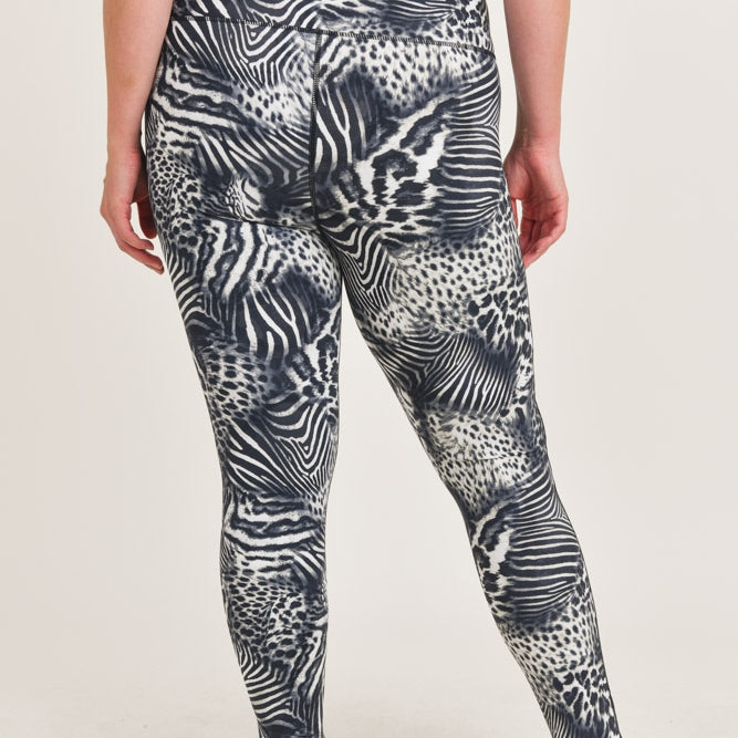 Safari Print Highwaist Leggings