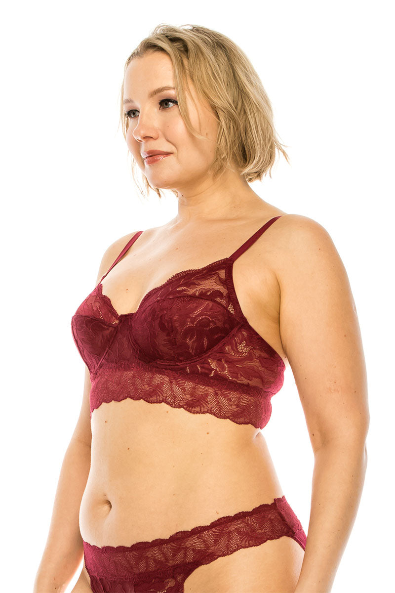 Tawny Lace Bra Set