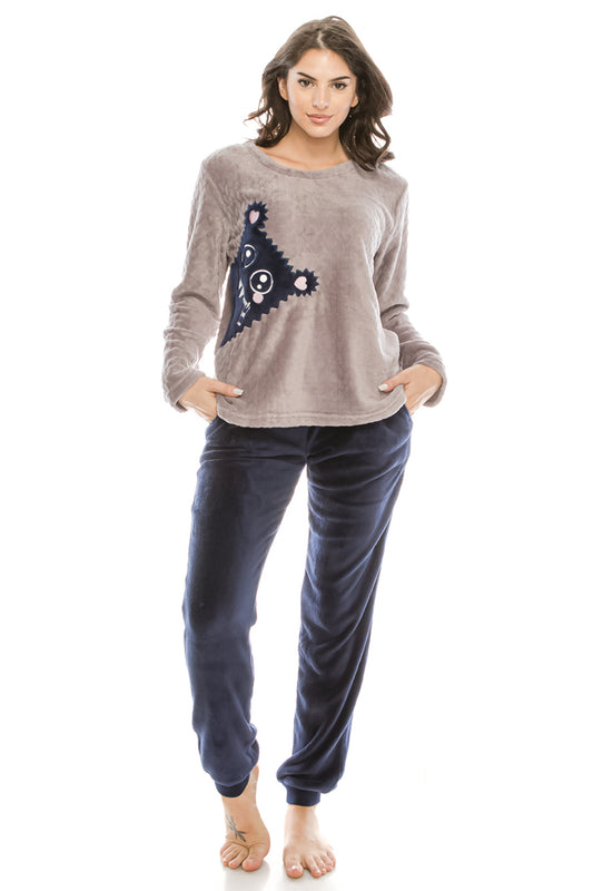 2 Piece Plush Pajama Set
