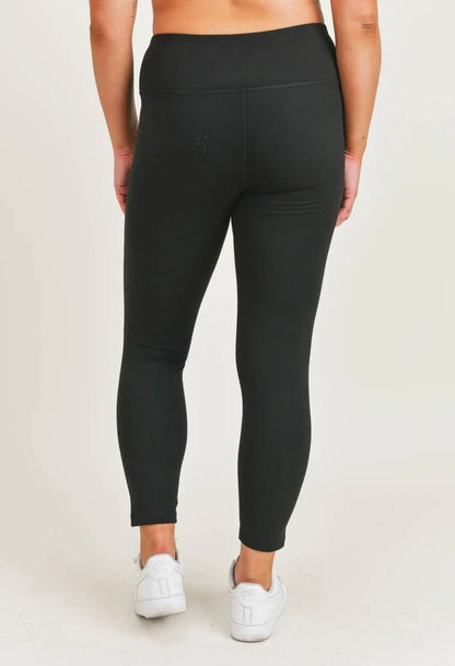 CURVY Laser Cut Highwaist Leggings