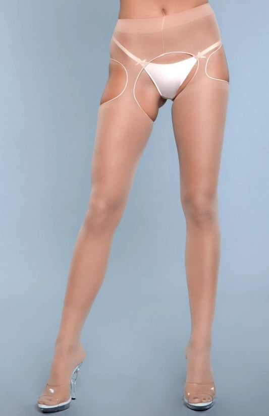 Rare Sight Suspender Pantyhose